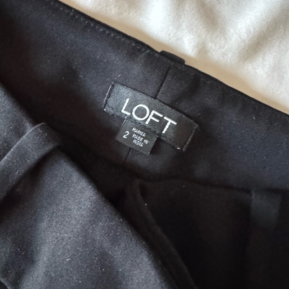LOFT Black Women's Trousers - Sleek Black